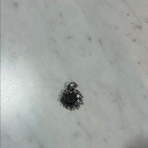 Silver Sunflower Pendant